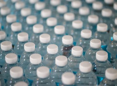 white plastic bottle lot