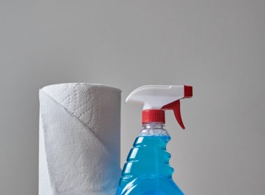 clear spray bottle
