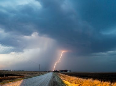 Cloud-to-ground lightning