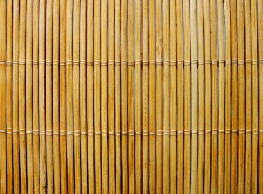 brown bamboo fence