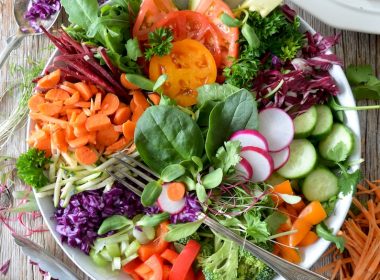 close-up photo of vegetable salad