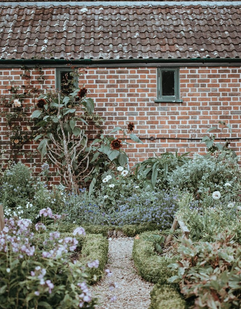 brown and beige painted house