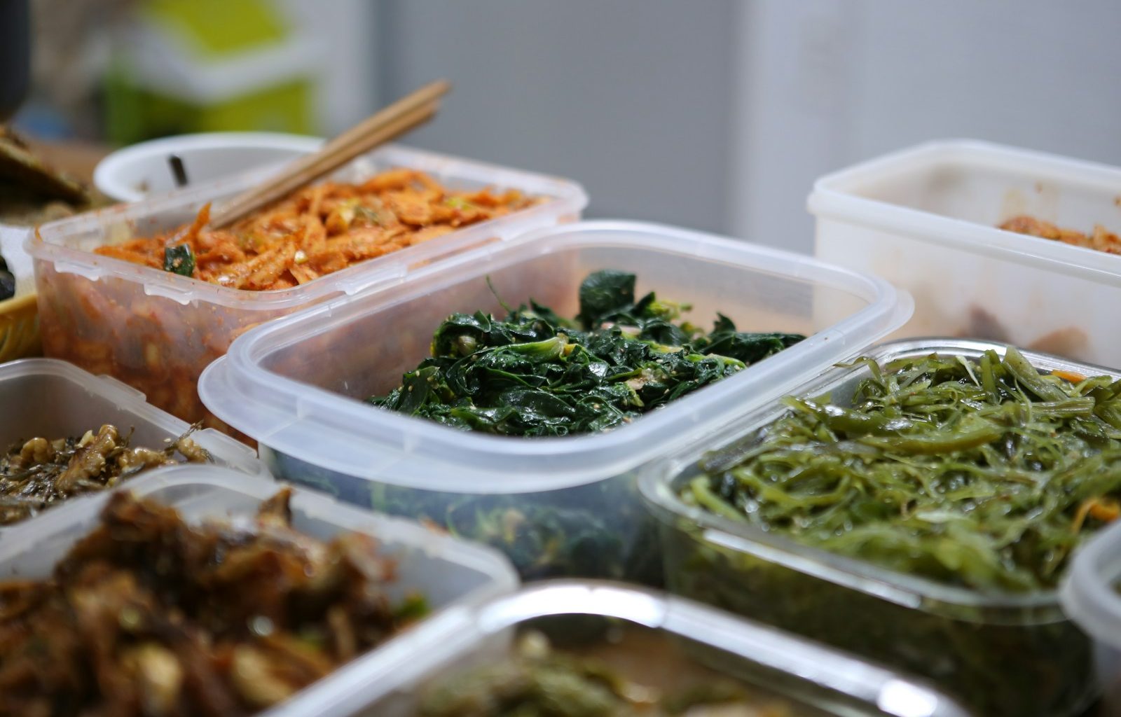 variety of cooked foods