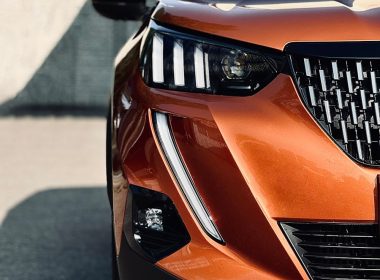 a close up of a car