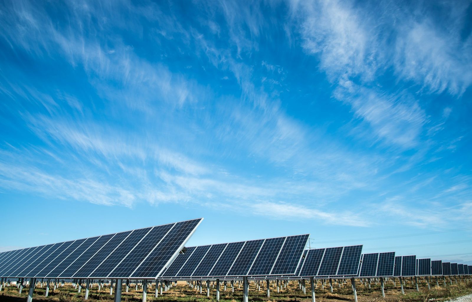 solar panel under blue sky