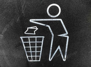 litter signage