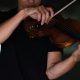 man playing violon