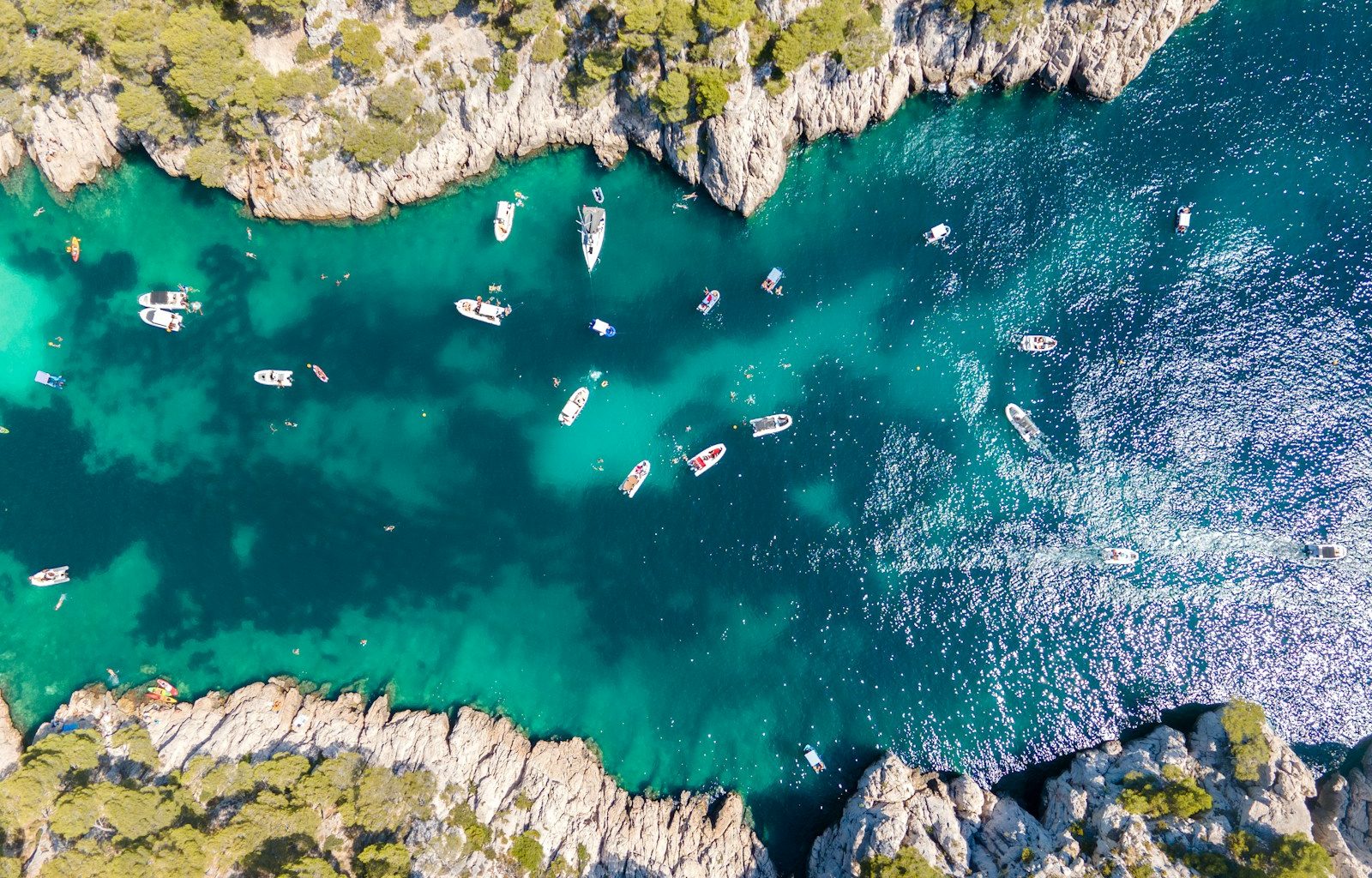 aerial view of body of water during daytime