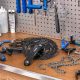 black mountain bike gear set