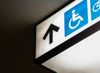 disable person signage